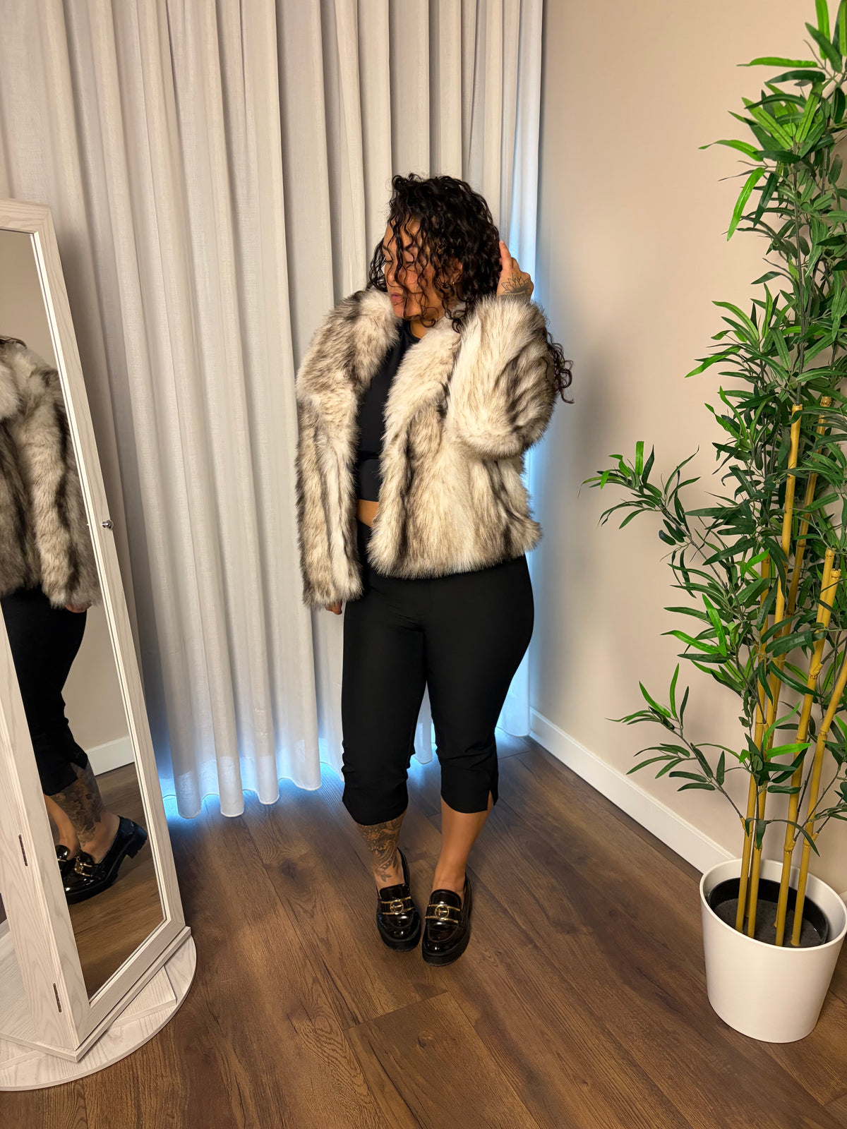 94 Furry Faux coat