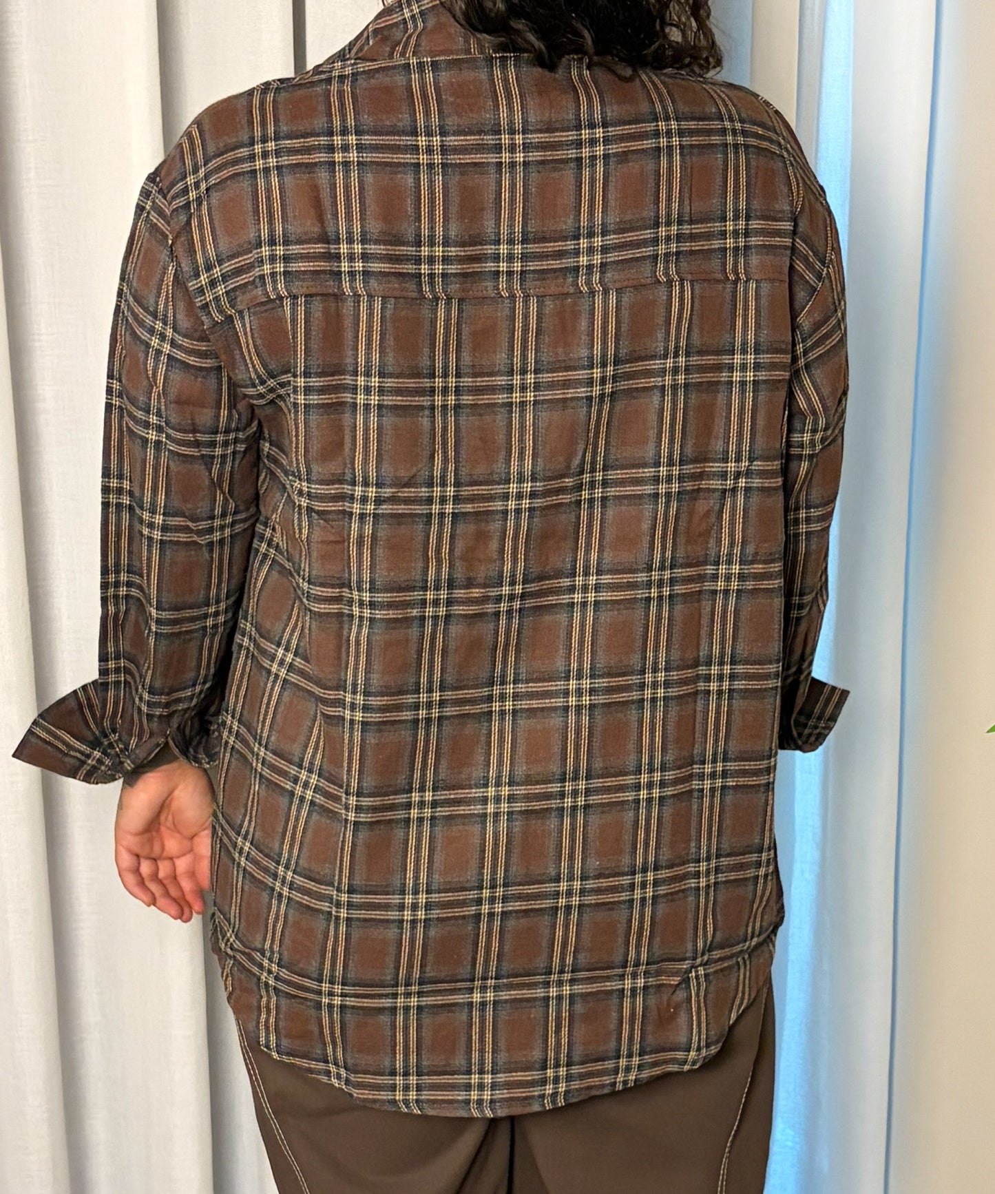 72 Oversized timber blouse