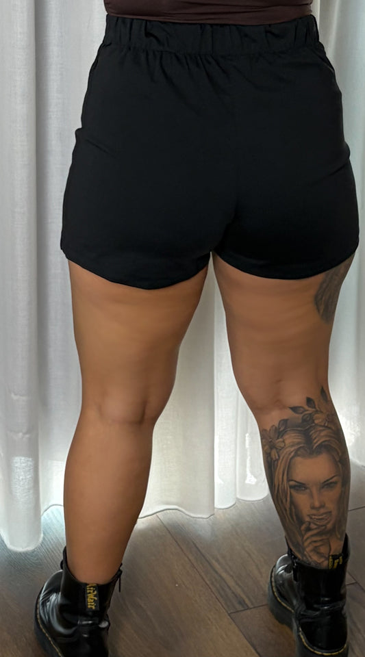 Skort black rebel