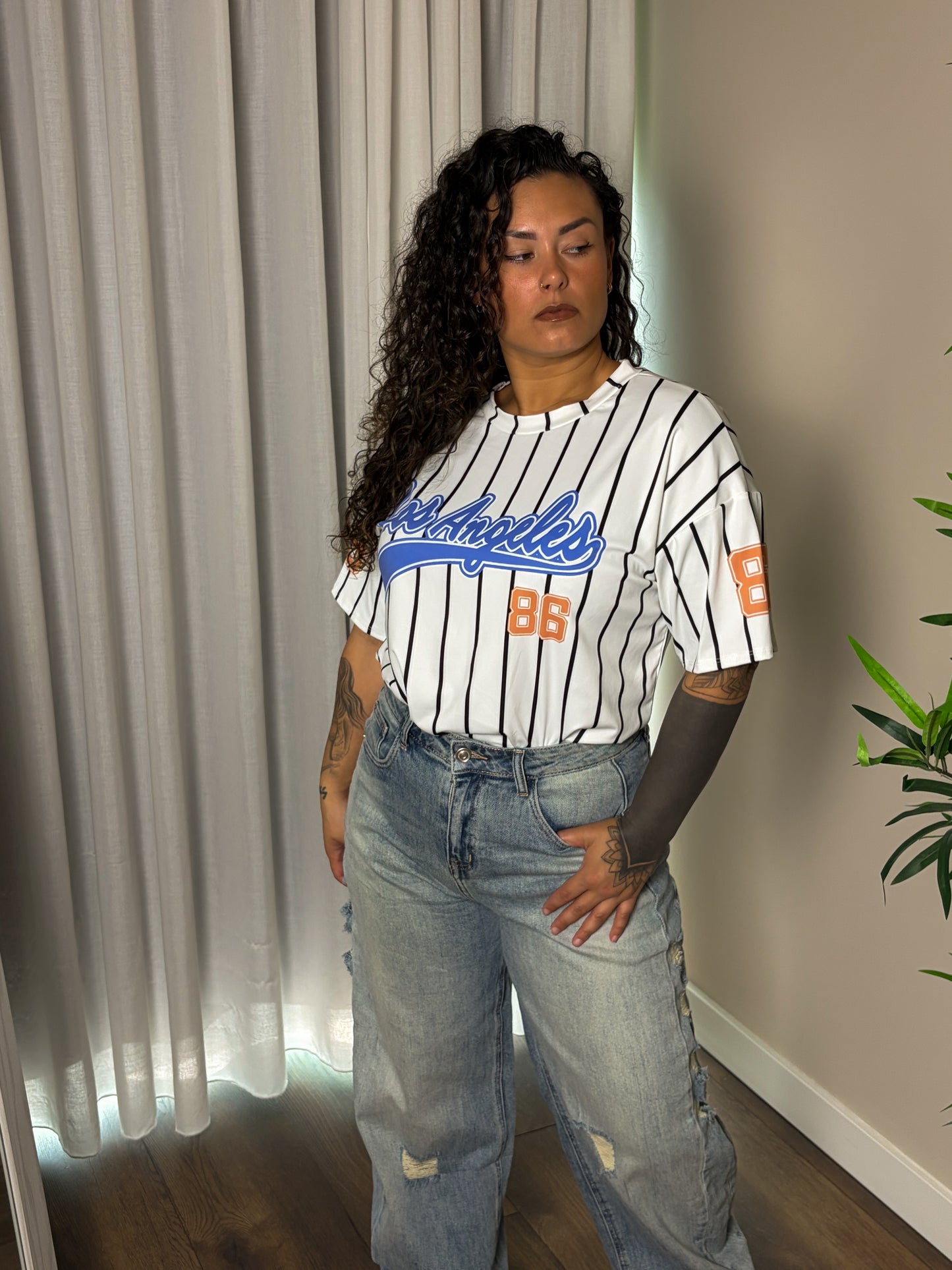 LA baseball Tee