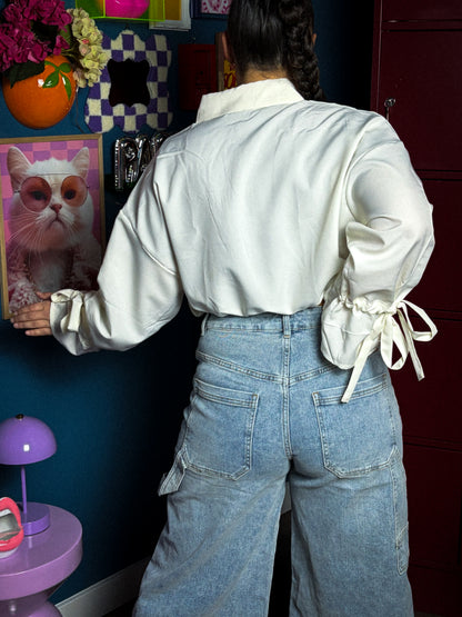 Judge cropped Blouse