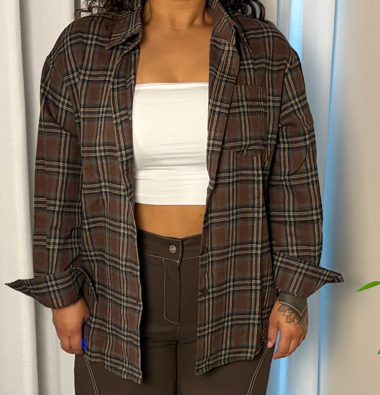 72 Oversized timber blouse