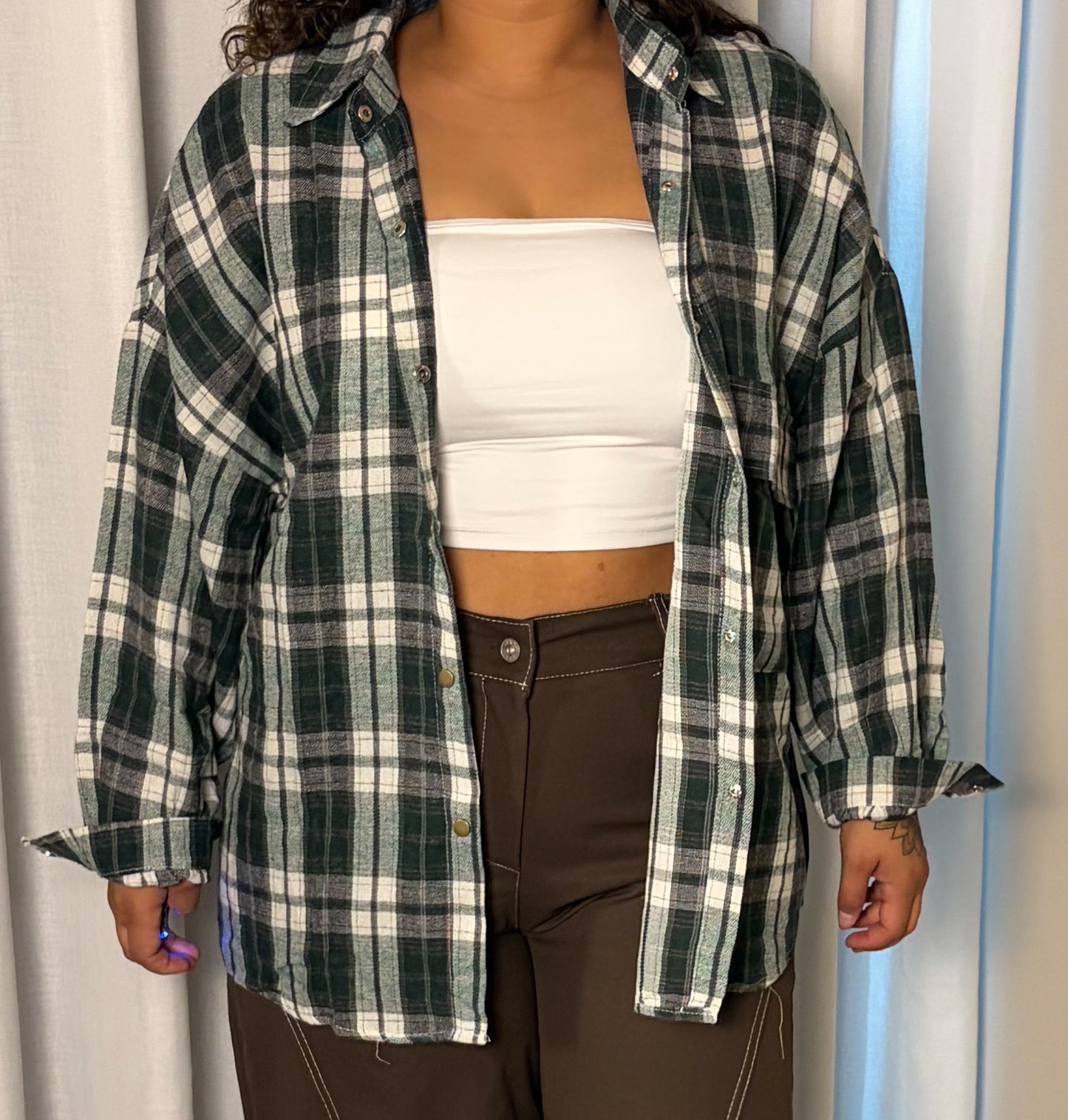 72 Oversized timber blouse