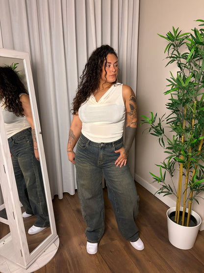 86 Bad girl rhinestone jeans