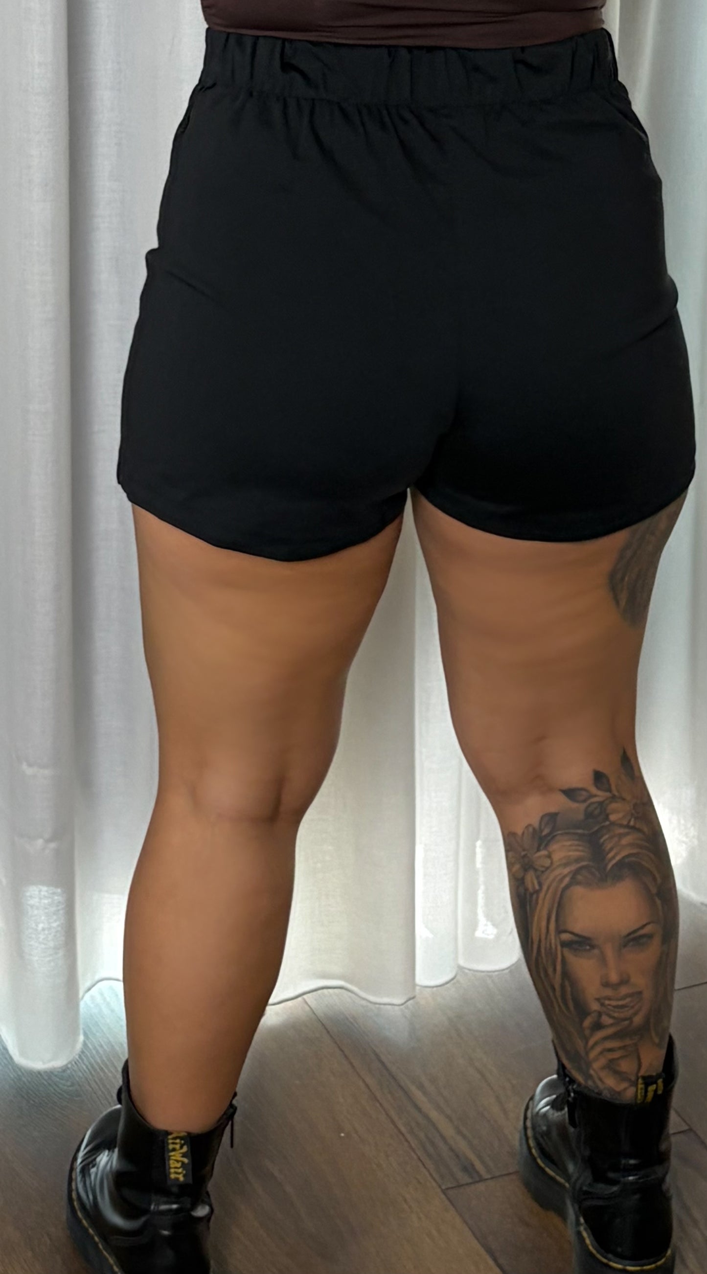 Skort black rebel