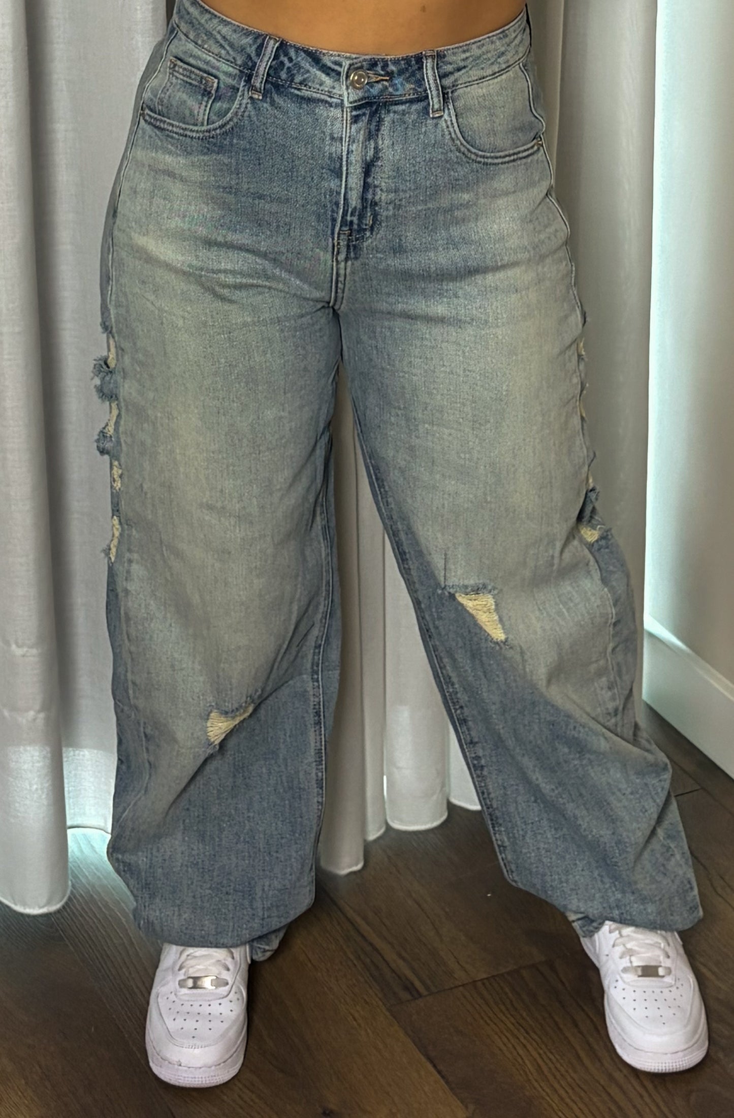 Forever young balloon denim