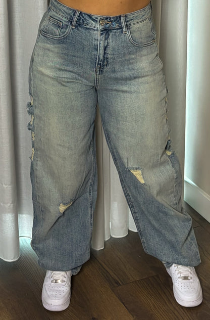 Forever young balloon denim
