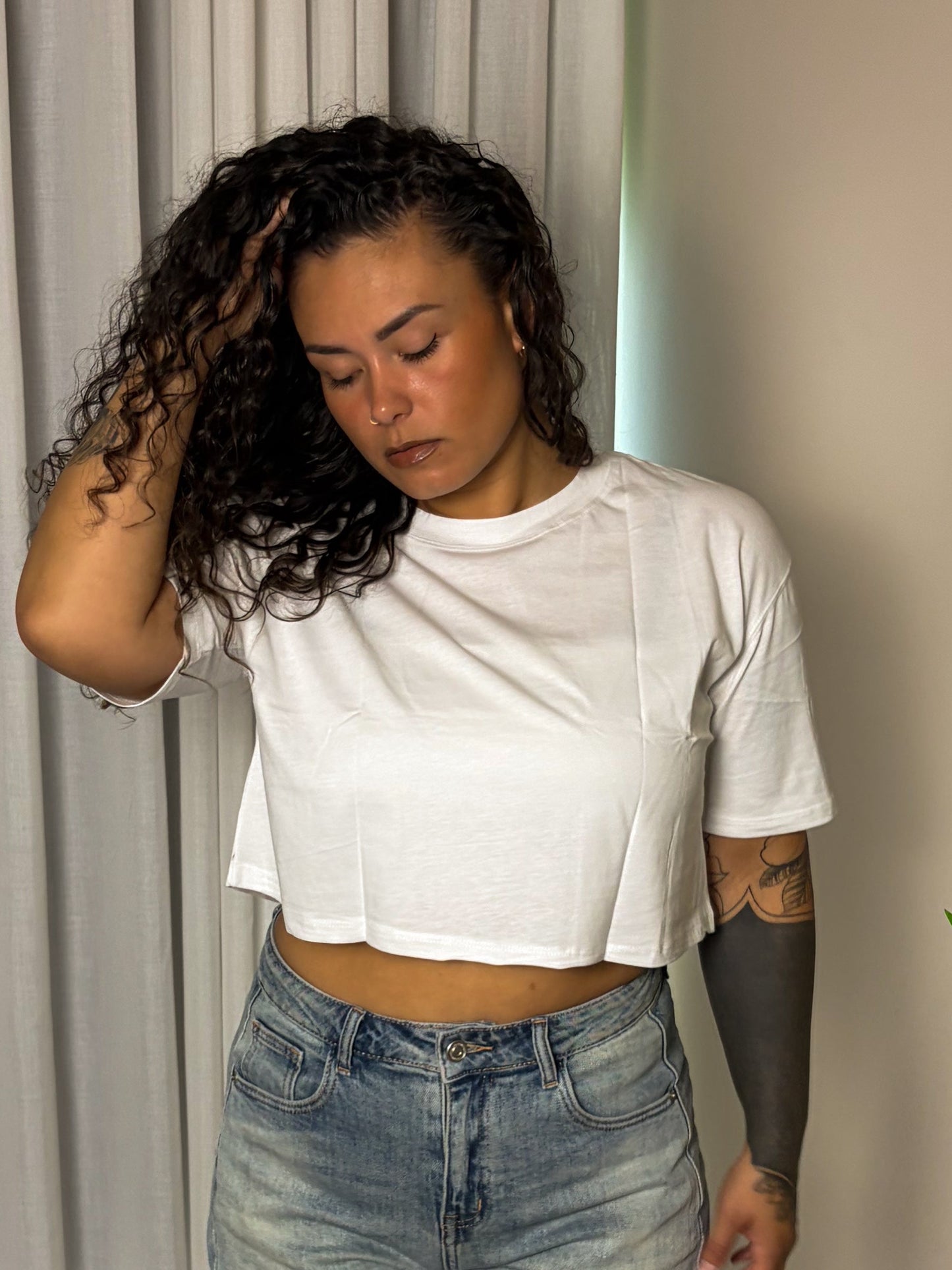 Still not basic Cropped T-shirt