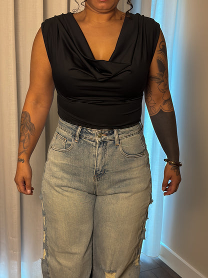 50 Noir drape body