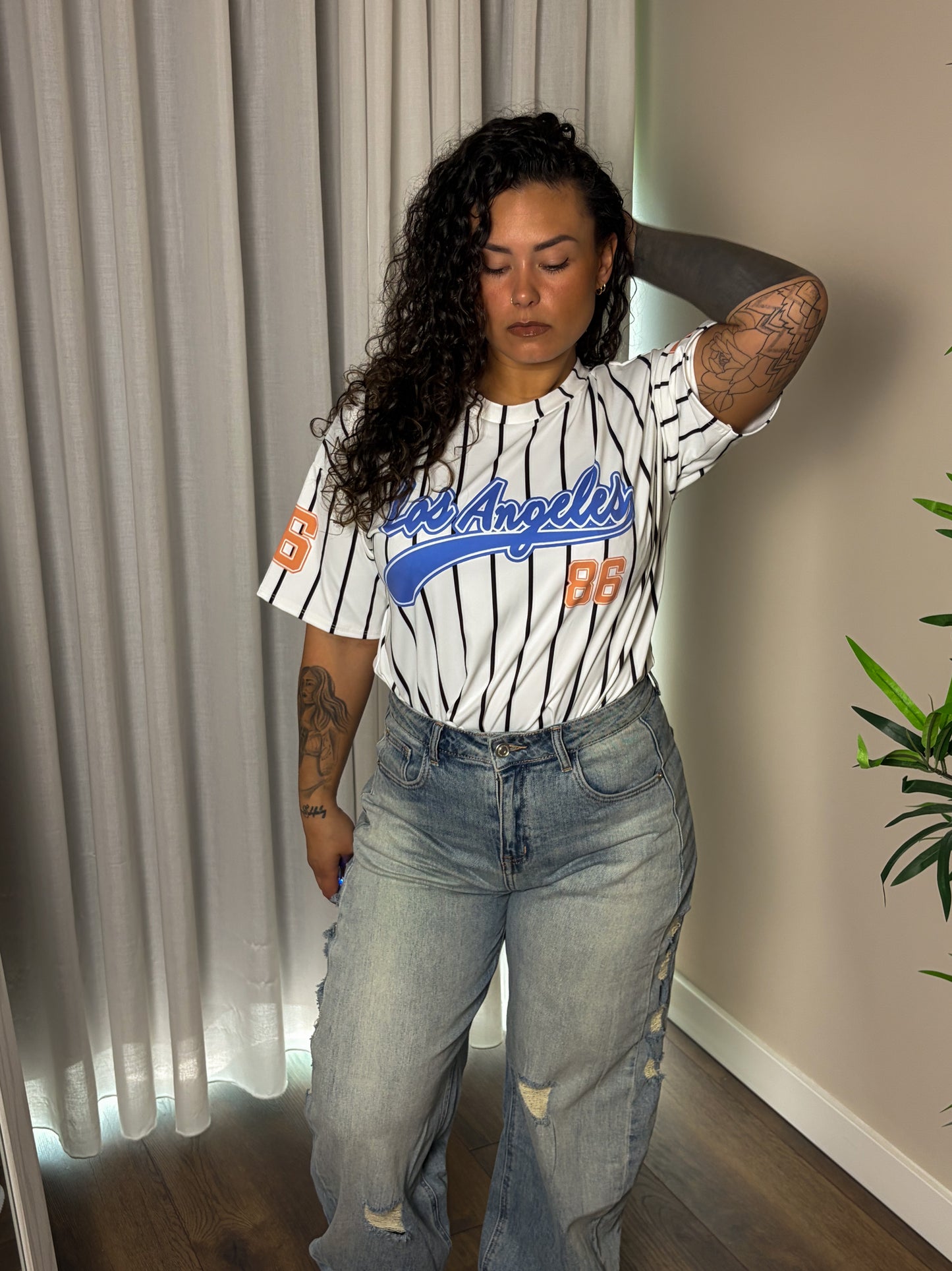 LA baseball Tee