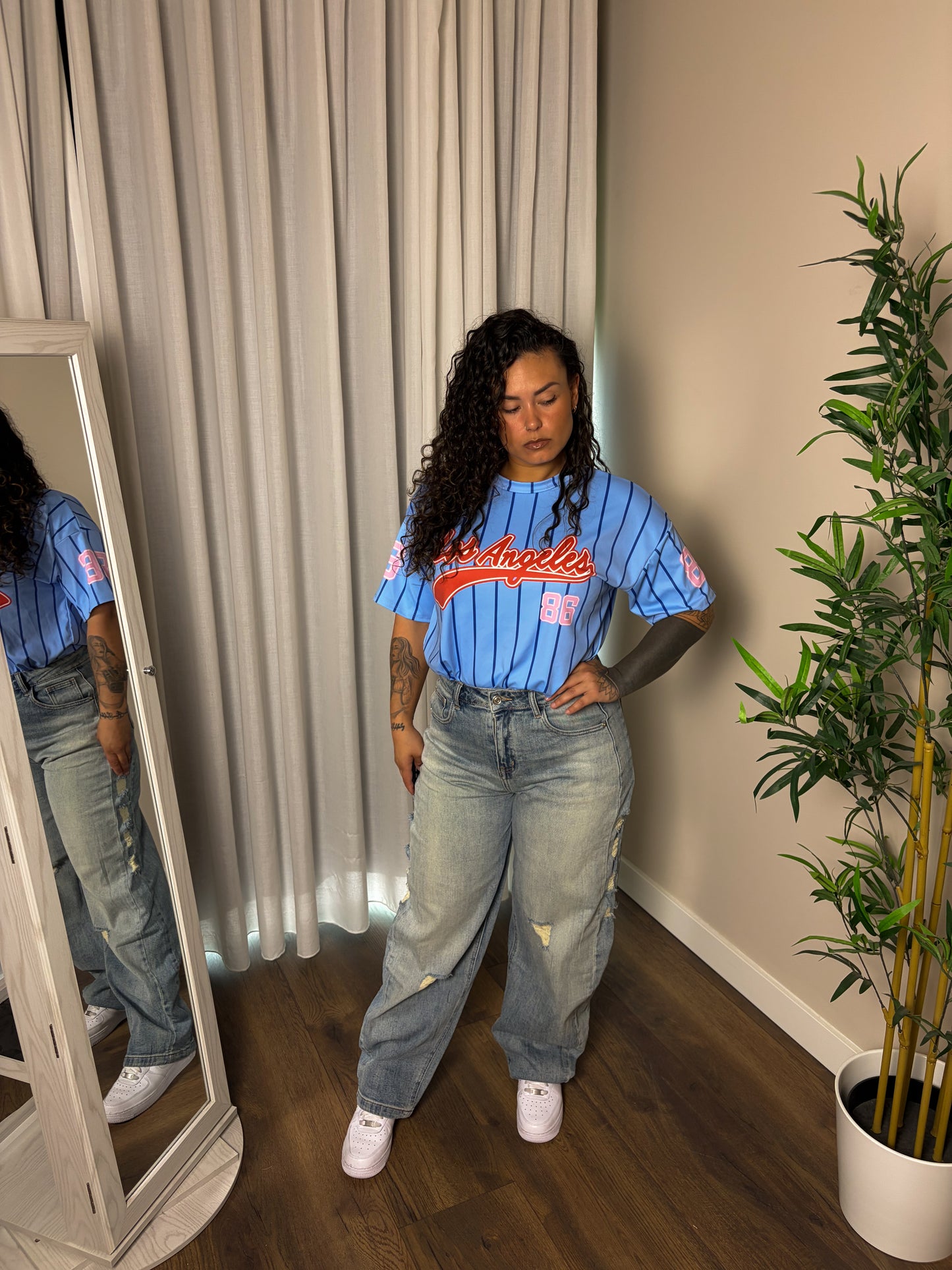 LA baseball Tee