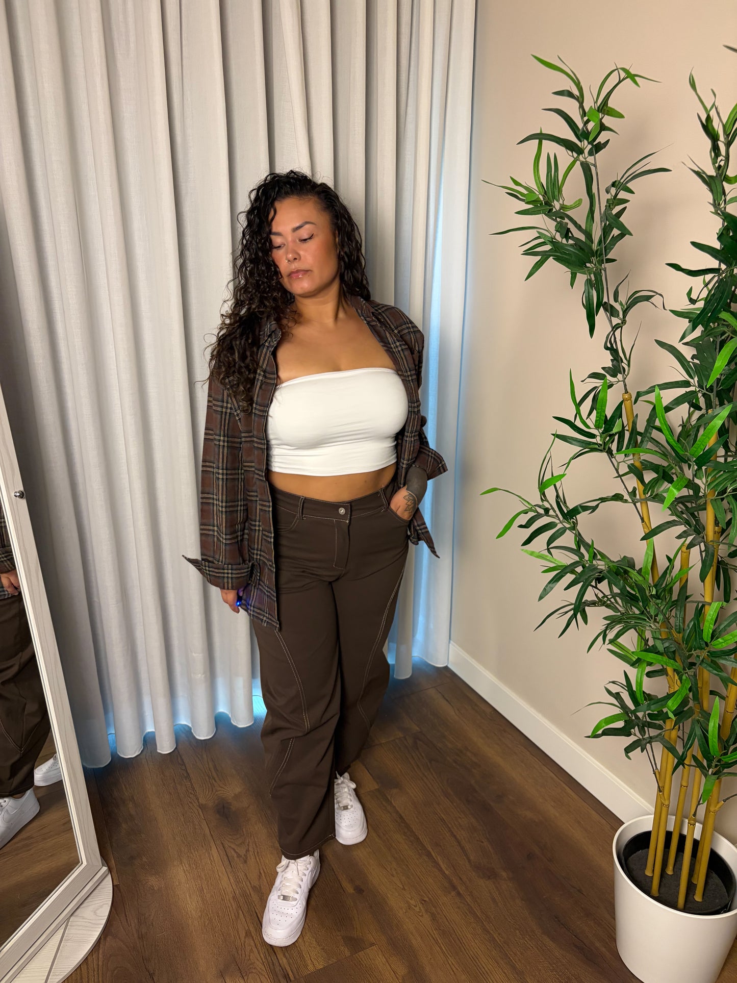 72 Oversized timber blouse