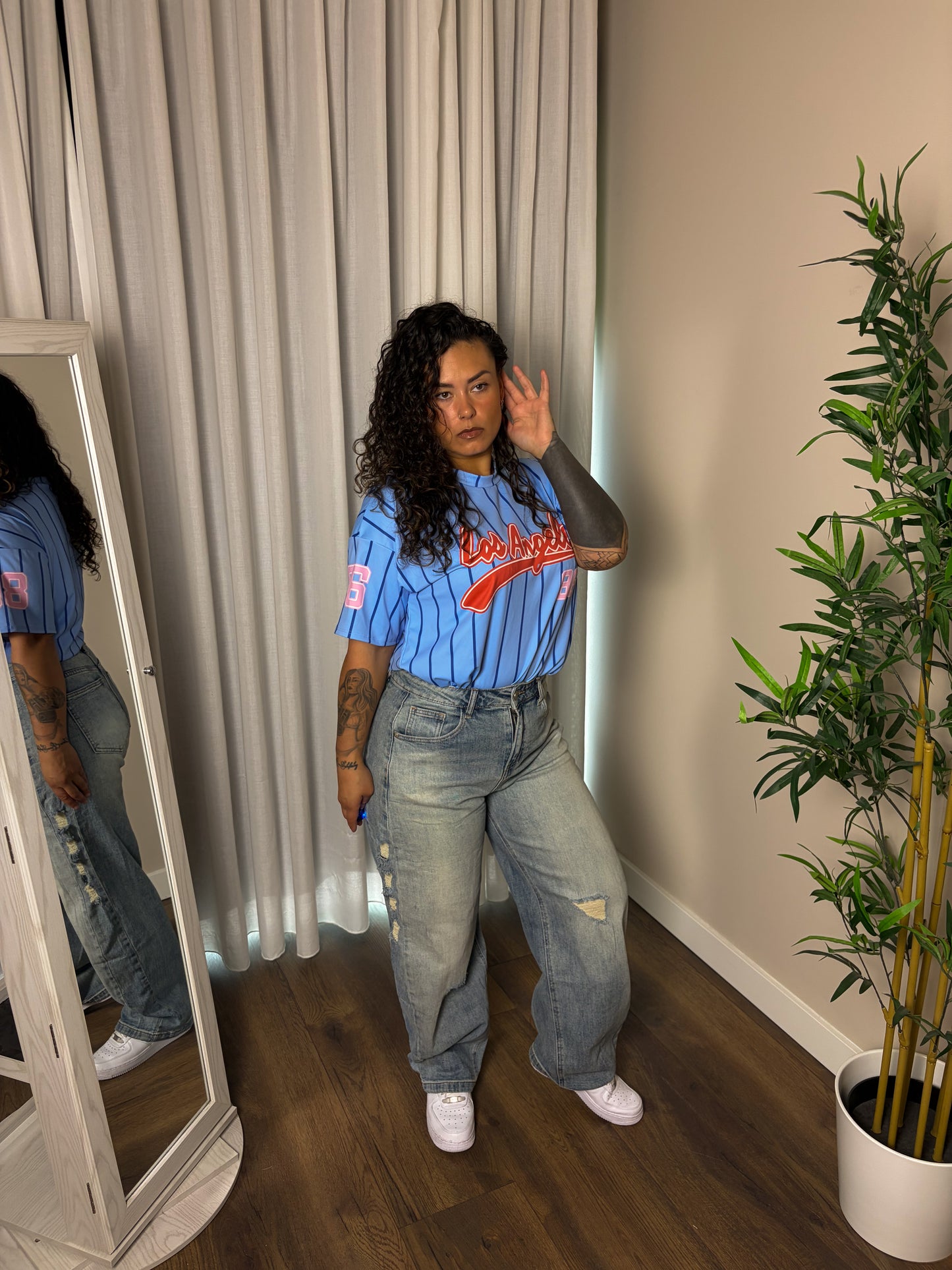 LA baseball Tee