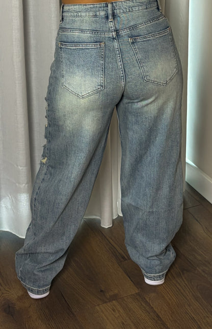 Forever young balloon denim