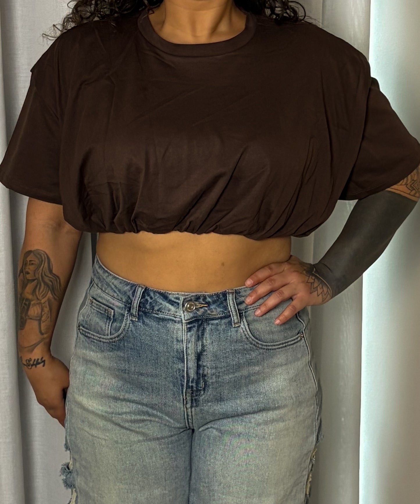 Bubble Crop Top