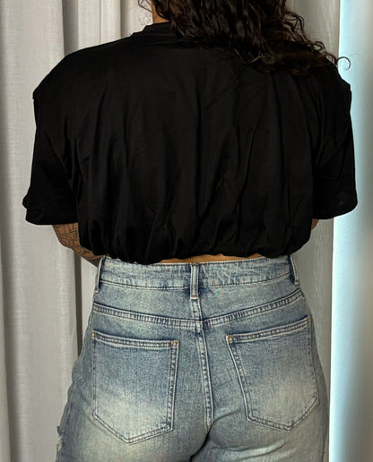 Bubble Crop Top