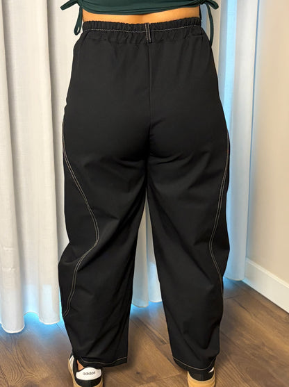 66 Contrast stitch balloon pants