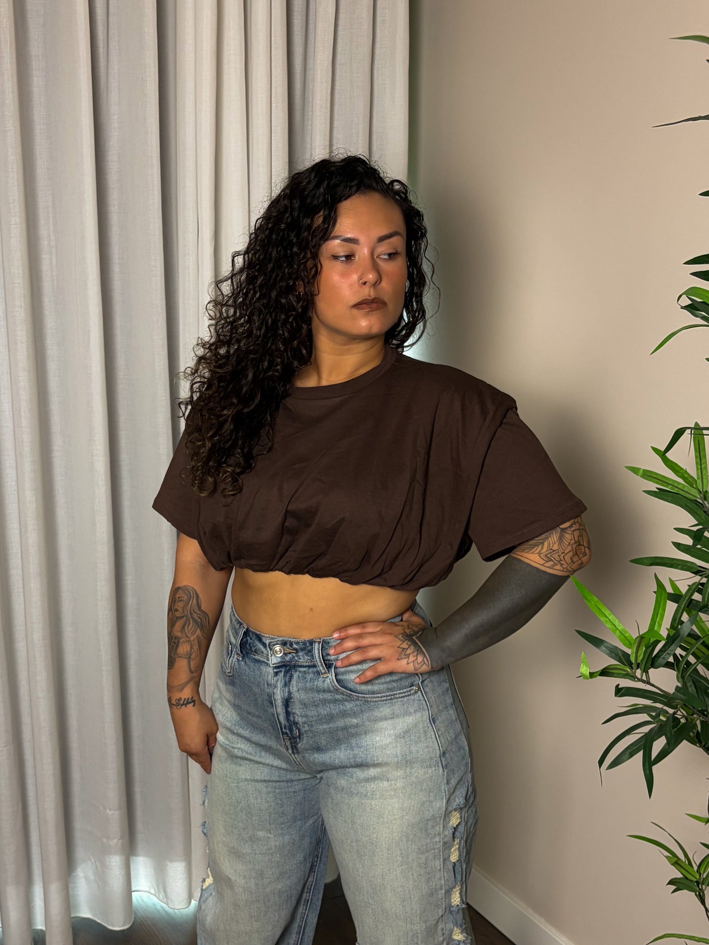 Bubble Crop Top