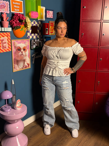 City romance corset top
