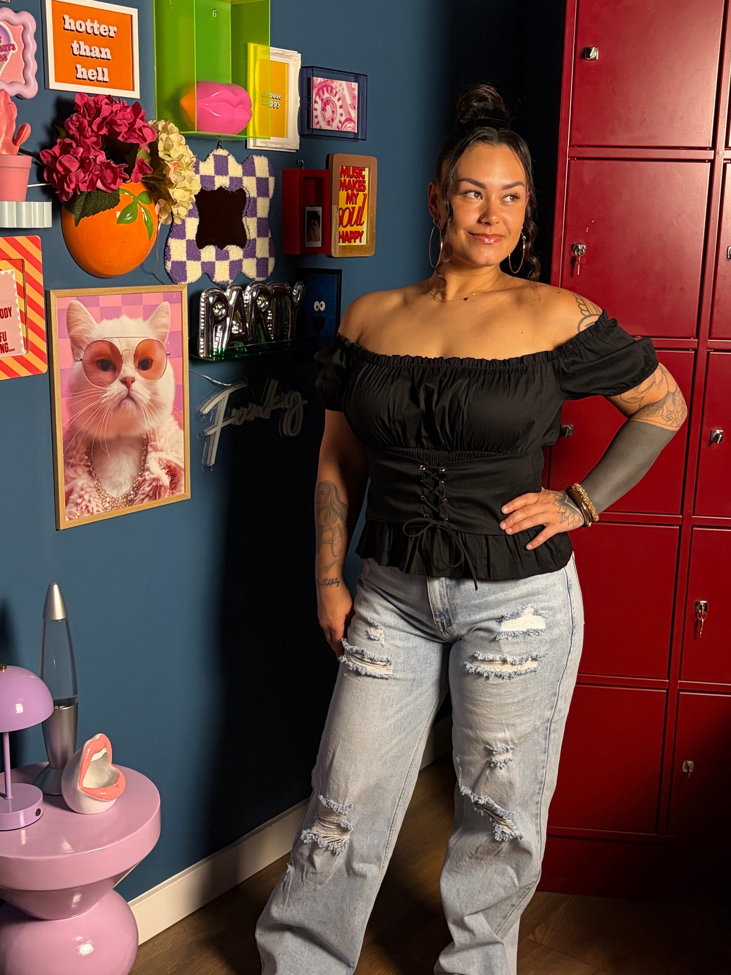 City romance corset top