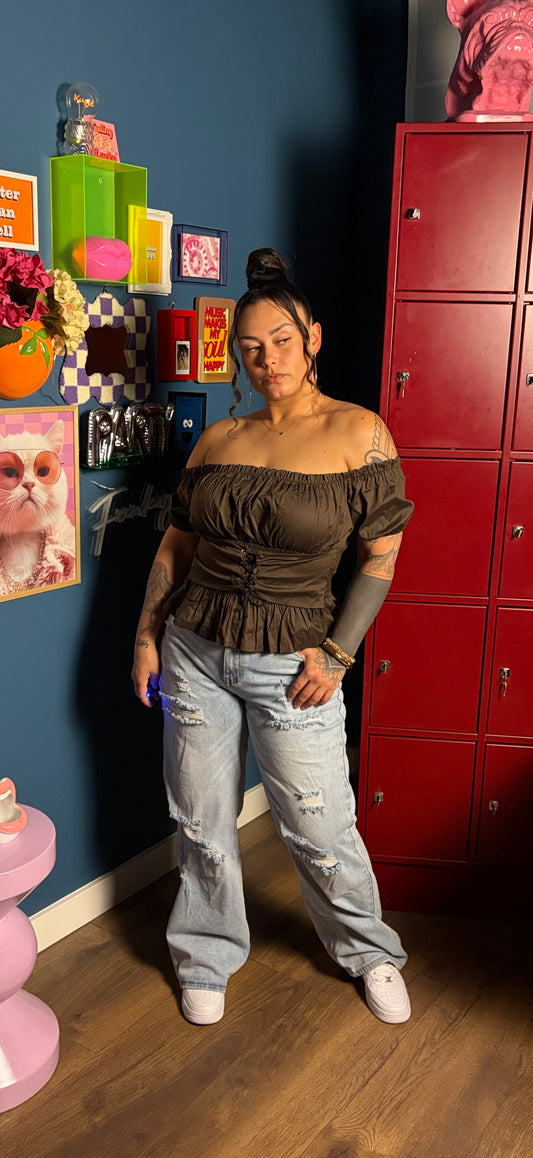 City romance corset top