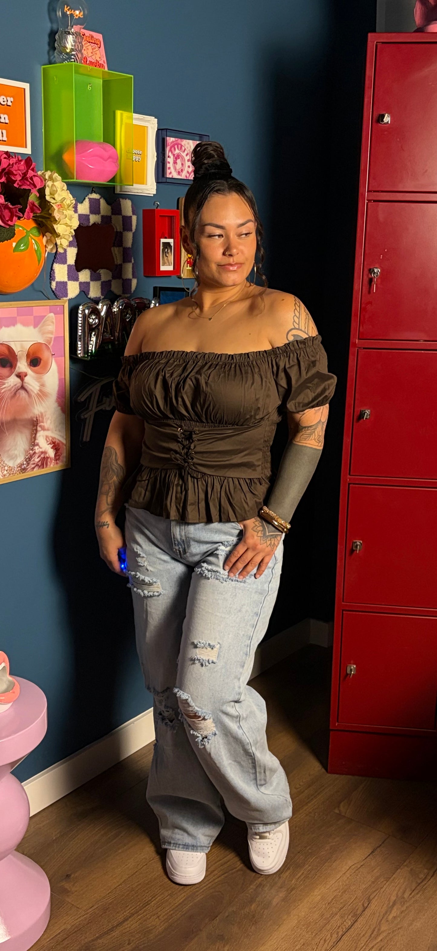 City romance corset top