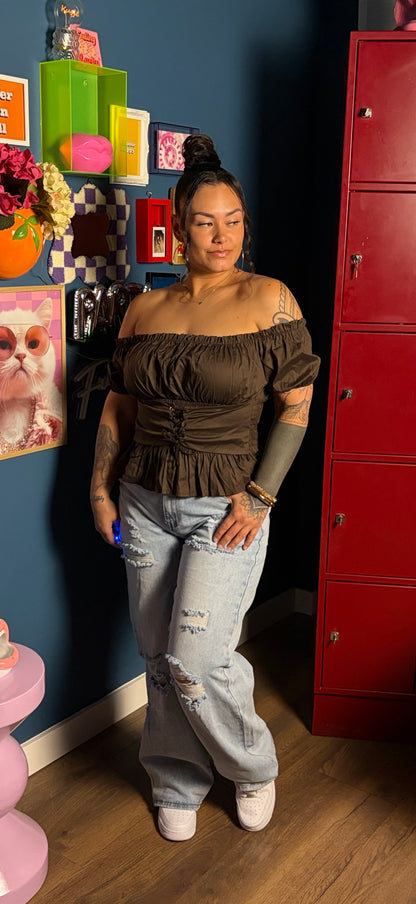 City romance corset top
