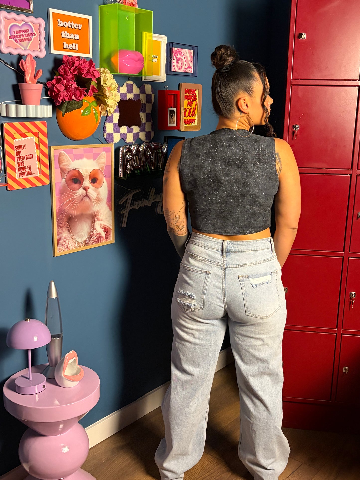 CTRL-washed crop top