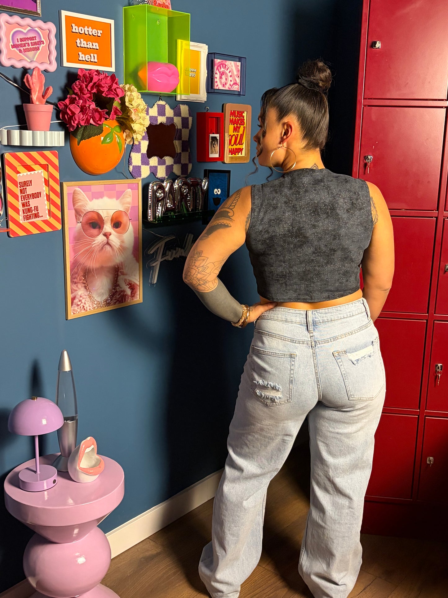 CTRL-washed crop top