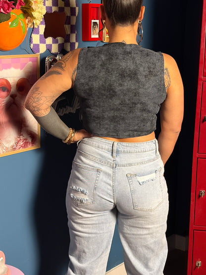 CTRL-washed crop top